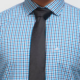 Shirt:Full Sleeve_Semi Fit_  Check_335#1